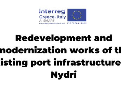 Interreg AI Smart in Greece for the requalification of Nydri port